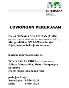 Tenaga Serabutan (Fisik)