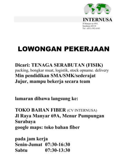 Tenaga Serabutan (Fisik)